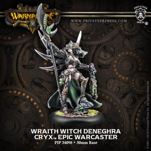 Warmachine Cryx Wraith Witch Deneghra Warcaster