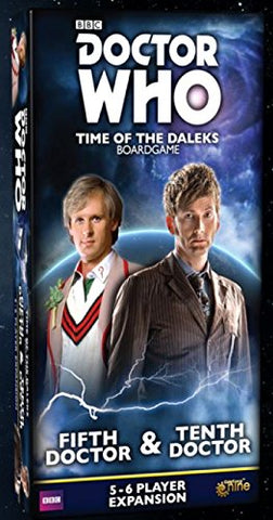 Doctor Who: Time of the Daleks Board Game - Fifth Doctor and Tenth Doctor 5-6 Player Expansion