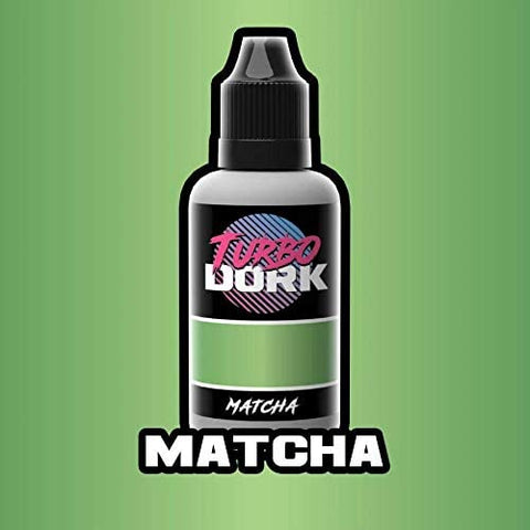 Turbo Dork: Metallic Acrylic Paint - Matcha (20ml)