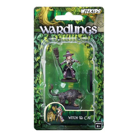 WizKids Wardlings: W3 Girl Witch & Witch`s Cat