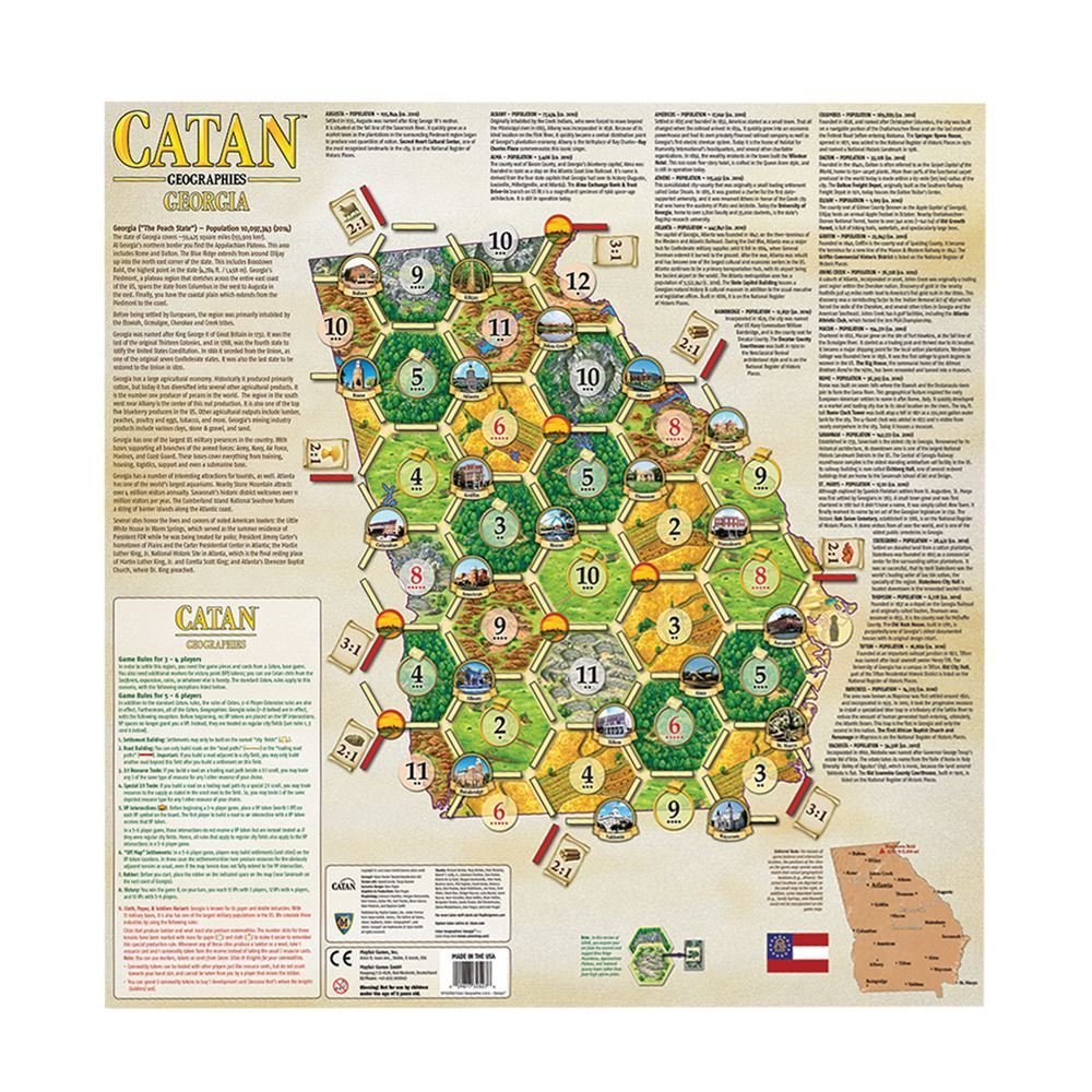 Catan: Geographies Scenario - Georgia (6 pack)
