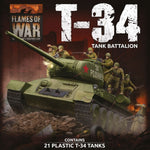 Flames Of War (WWII): Soviet LW T-34 Army Deal (Plastic)