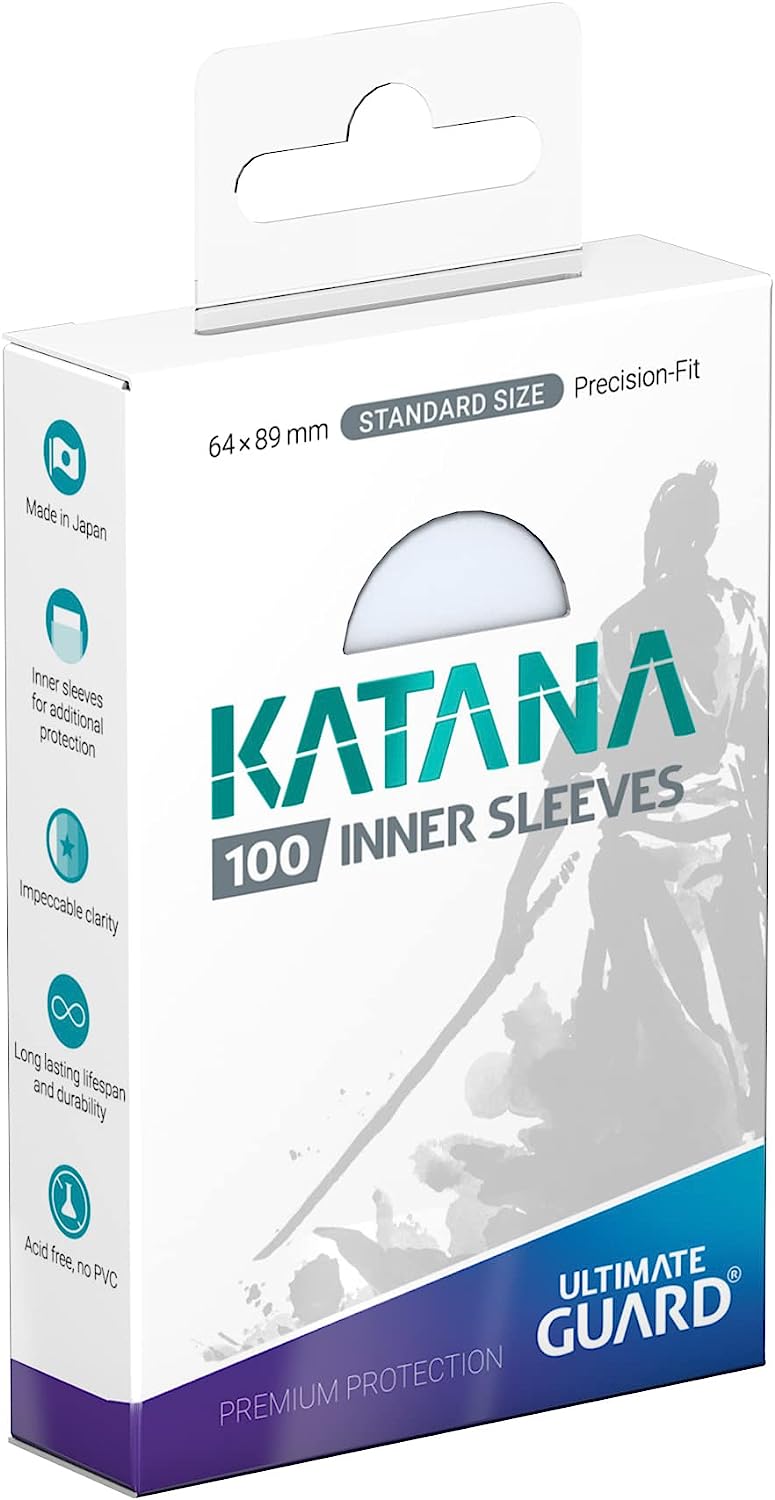 Katana Sleeves: Transparent Inner Sleeves (100)