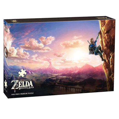 The Legend of Zelda Breath of the Wild Scaling Hyrule 1000 Piece Puzzle