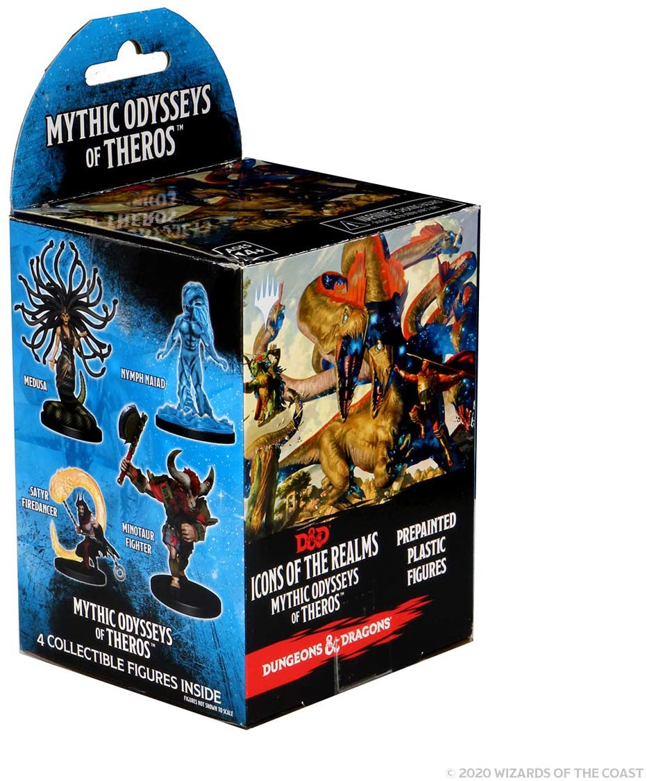 Dungeons & Dragons Fantasy Miniatures: Icons of the Realms Set 16 Mythic Odysseys of Theros Booster