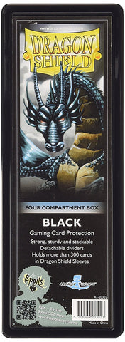 Dragon Shield Storage Box 4 Compartments Black