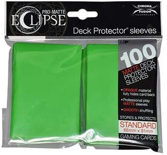 Eclipse Gloss Standard Sleeves: Lime Green (100)