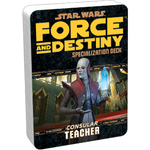 Star Wars Force and Destiny Consular Teacher Specialization Deck