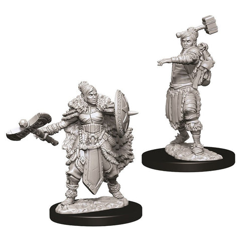 Dungeons & Dragons Nolzur`s Marvelous Unpainted Miniatures: W9 Female Half-Orc Barbarian