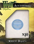 Wyrd Accessories Blue Translucent Bases 30mm