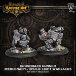 Warmachine Mercenaries Grundback Gunner Rhulic Light Warjacks