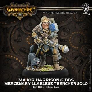 Warmachine Mercenaries Major Harrison Gibbs