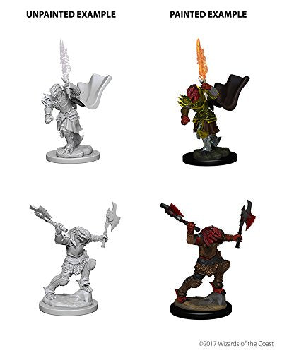 Dungeons & Dragons Nolzur`s Marvelous Unpainted Miniatures: Dragonborn Female Fighter