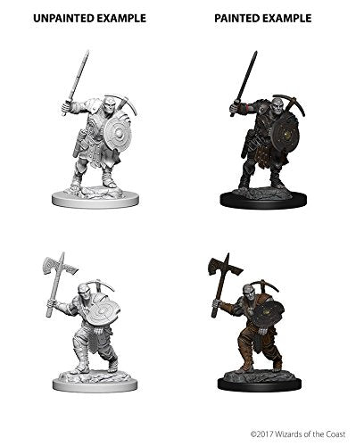 Dungeons & Dragons Nolzur`s Marvelous Unpainted Miniatures: Earth Genasi Male Fighter