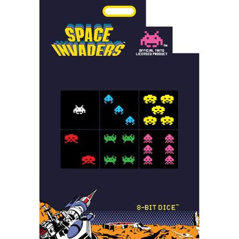 8-bit Dice Space Invaders 6 d6