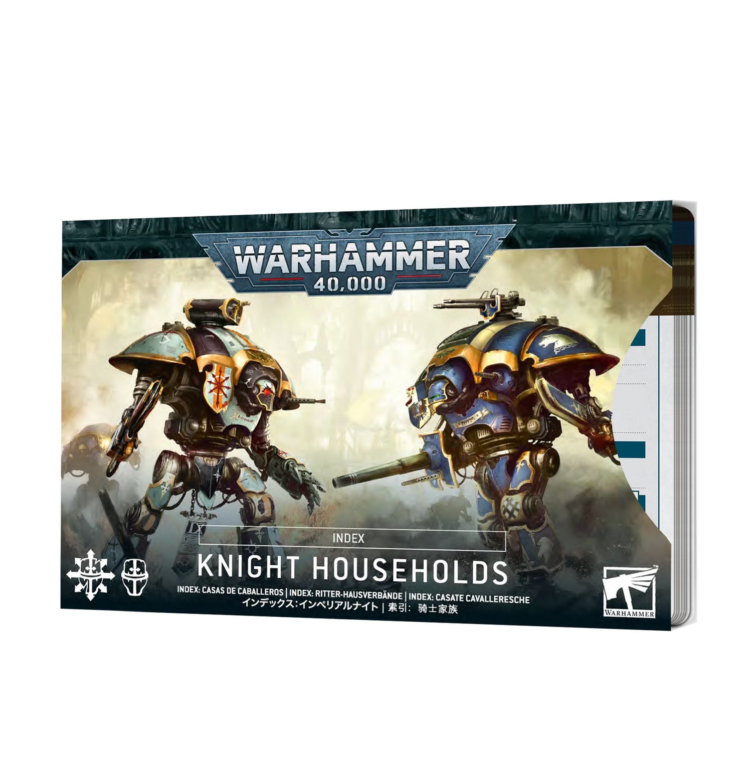 Warhammer 40K: Knight Households Index Cards