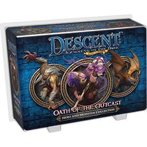 Descent Journeys in the Dark Second Edition Oath of the Outcast Hero and Monster Collection