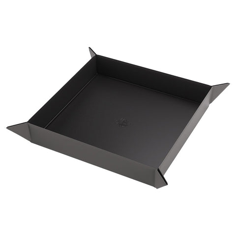 Magnetic Dice Tray: Square Black/Gray