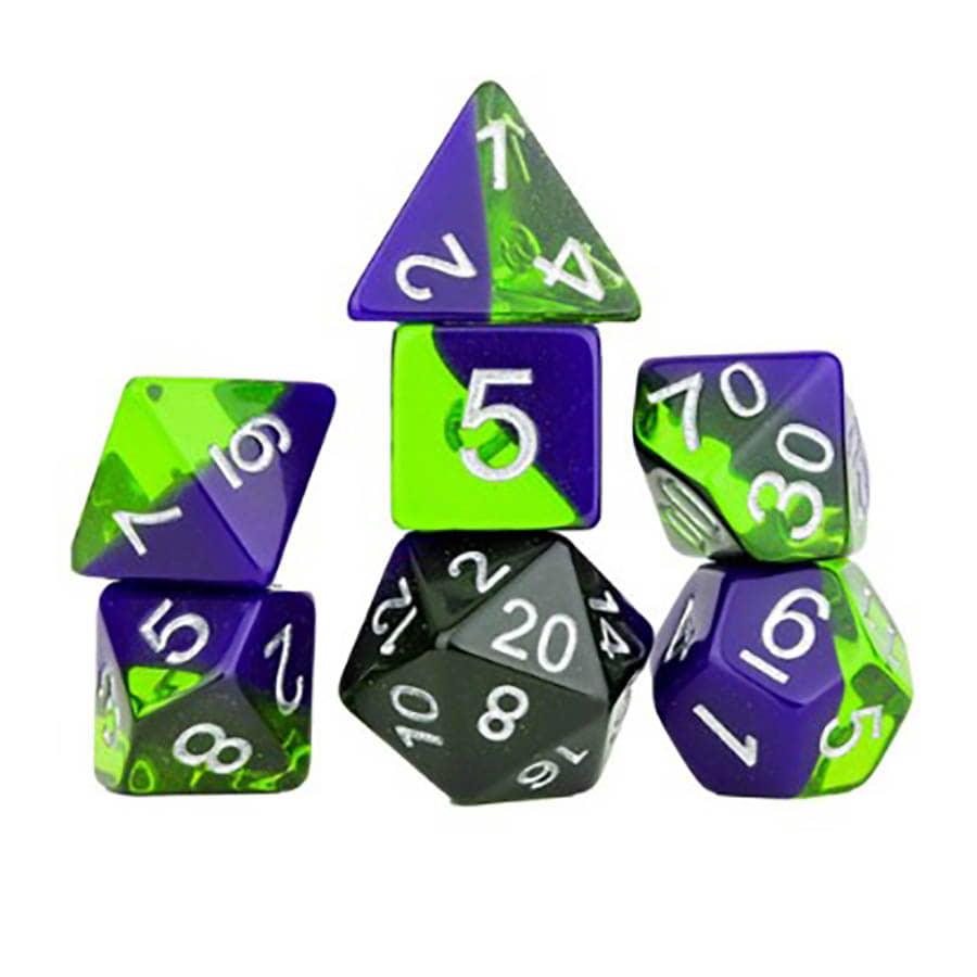 RPG Dice Set (7): Sea Glass