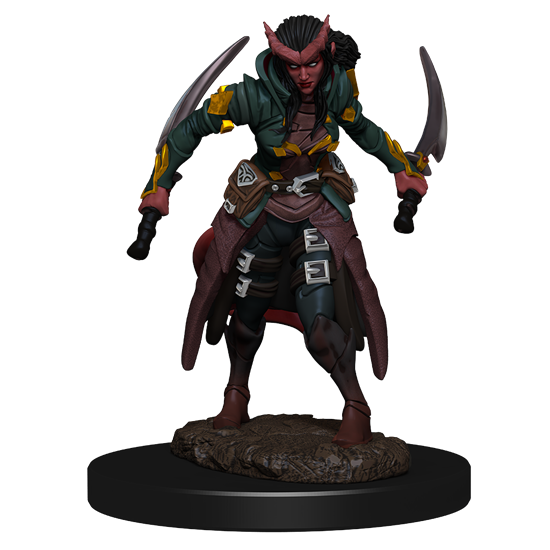 Dungeons & Dragons Fantasy Miniatures: Icons of the Realms Premium Figures W6 Tiefling Rogue Female