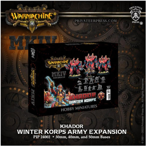 Warmachine MKIV: Winter Korps Army Expansion (Resin)