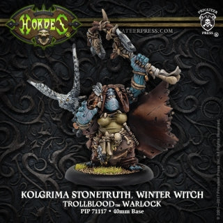 Hordes: Trollblood Kolgrima Stonetruth, Winter Witch Warlock