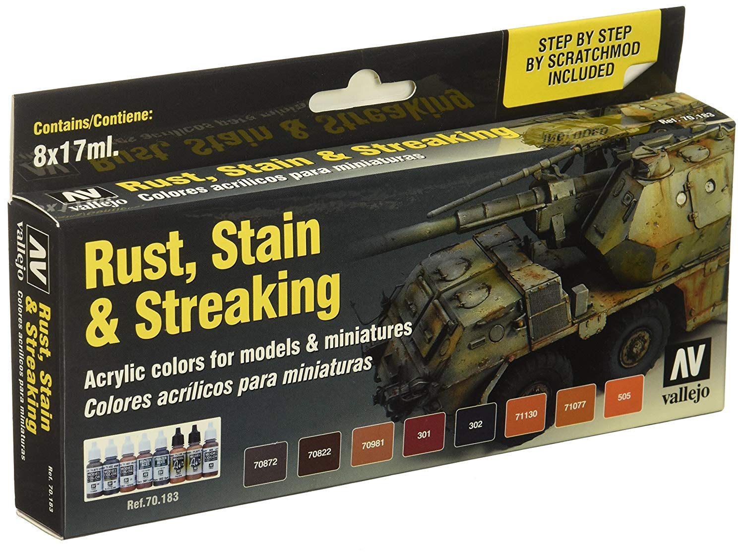 Auxillary Products: Rust Stain and Streaking Set (8)