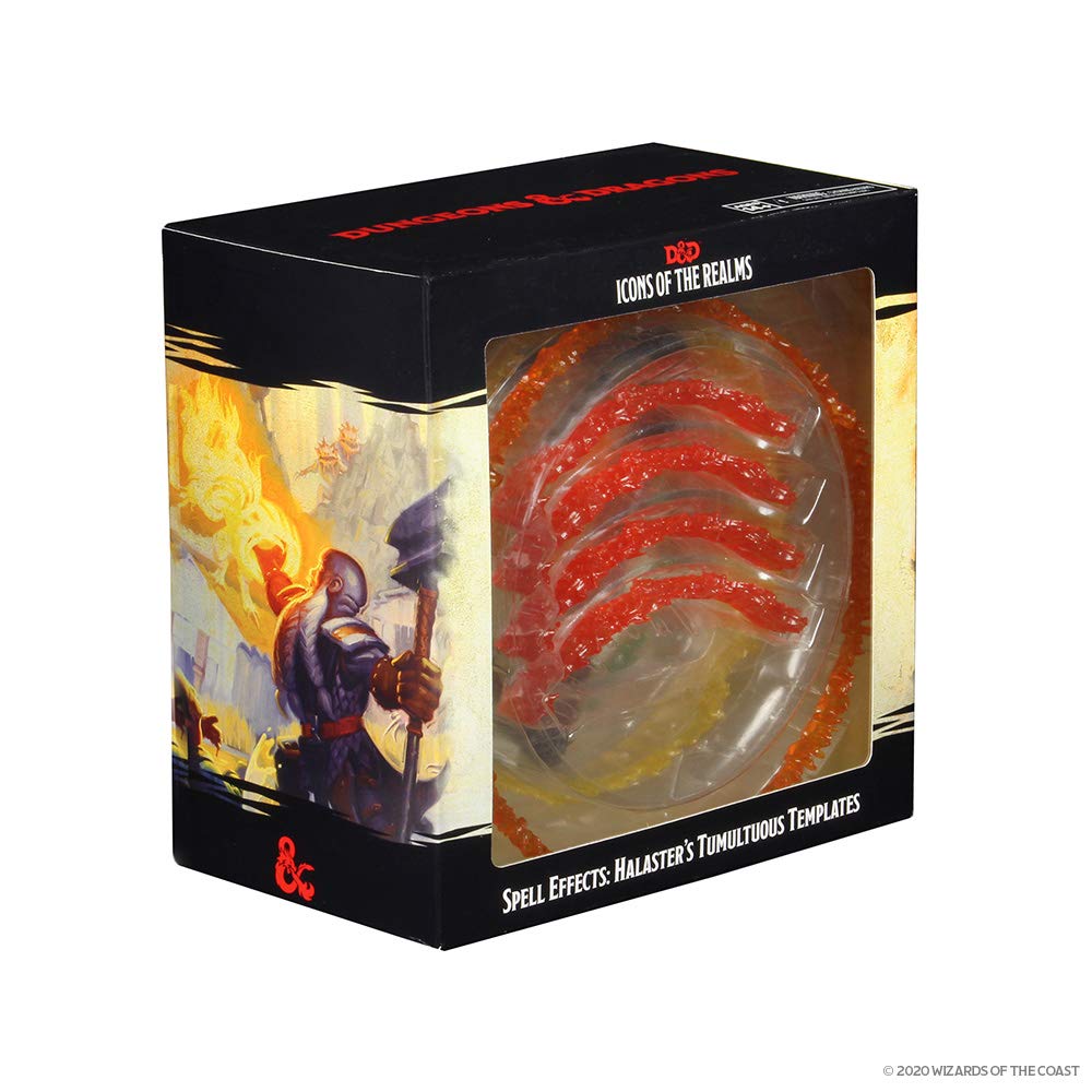 Dungeons & Dragons Fantasy Miniatures: Icons of the Realms Spell Effects Halaster`s Tumultuous Templates