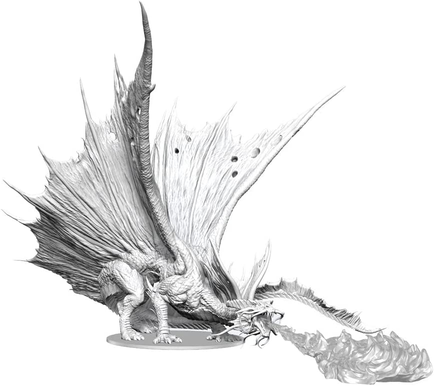 Dungeons & Dragons Nolzur's Marvelous Unpainted Miniatures: Adult Gold Dragon
