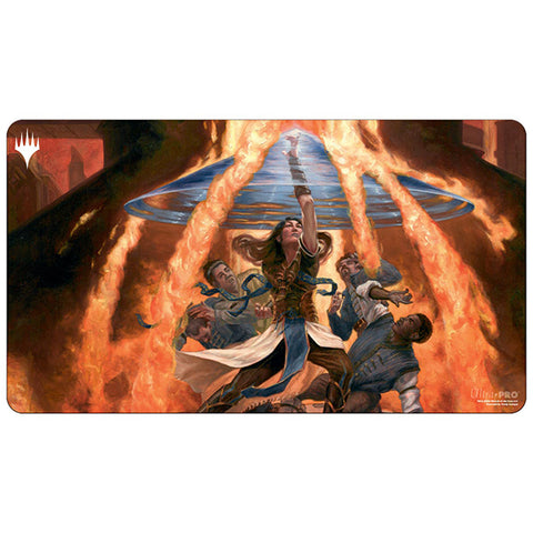 Magic the Gathering: Commander Masters Blue Fierce Guardianship Playmat