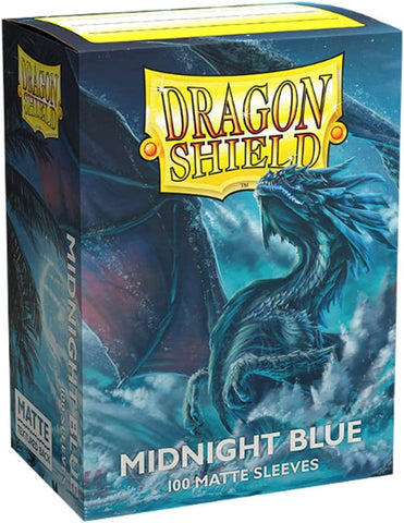 Dragon Shields: (100) Matte - Midnight Blue