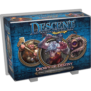 Descent Journeys in the Dark Second Edition Crown of Destiny Hero and Monster Collection