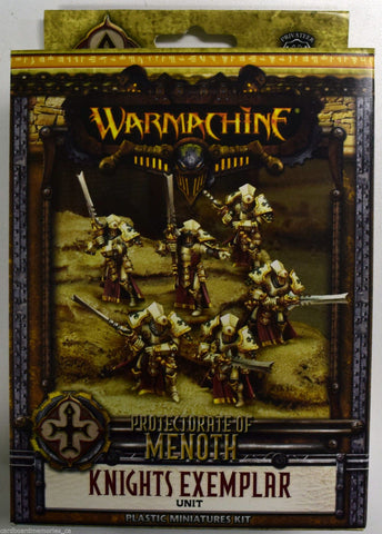 Warmachine Protectorate of Menoth Knights Exemplar Unit