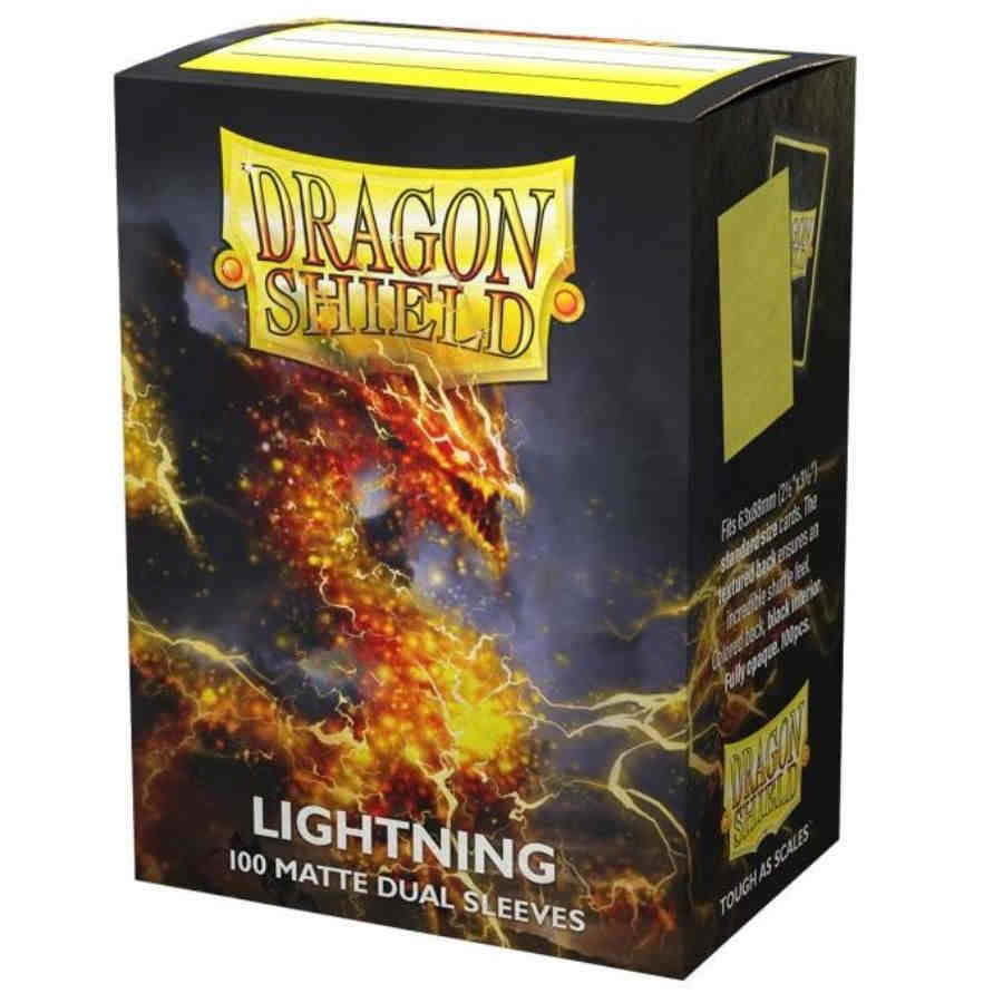 Dragon Shields: (100) Matte Dual - Lightning