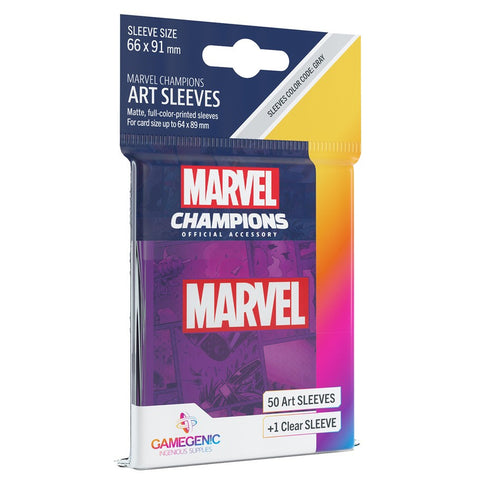 Gamegenic Marvel Art Sleeves - Purple