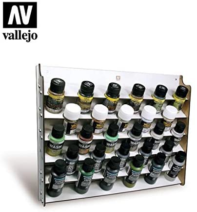 Wall Mounted Paint Display (28 spaces for 35/60ml bottles)