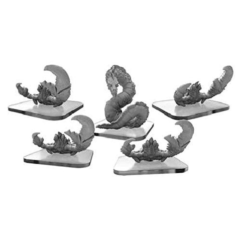 Monsterpocalypse: Triton Steel Shell Crabs and Psi-Eel Unit (White Metal)
