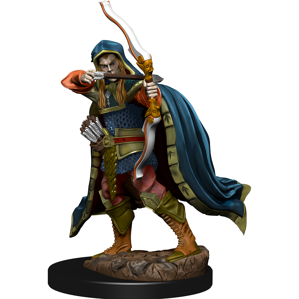 Dungeons & Dragons Fantasy Miniatures: Icons of the Realms Premium Figures W6 Elf Rogue Male
