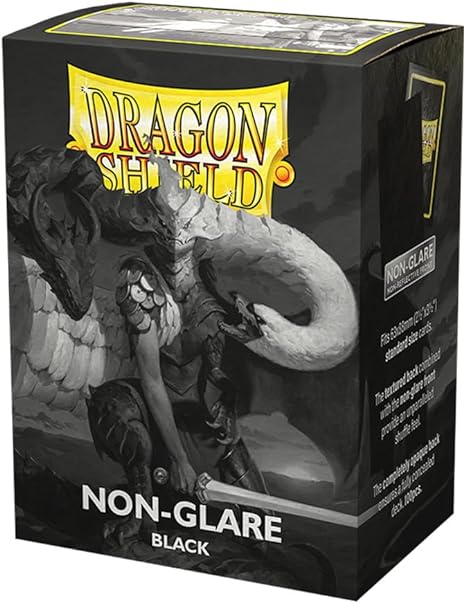 Dragon Shields: (100) Matte Black Non-Glare