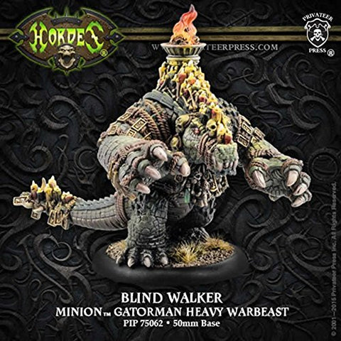 Hordes: Minions Blackhide Wrastler/Blind Walker Gatorman Heavy Warbeast (Plastic)