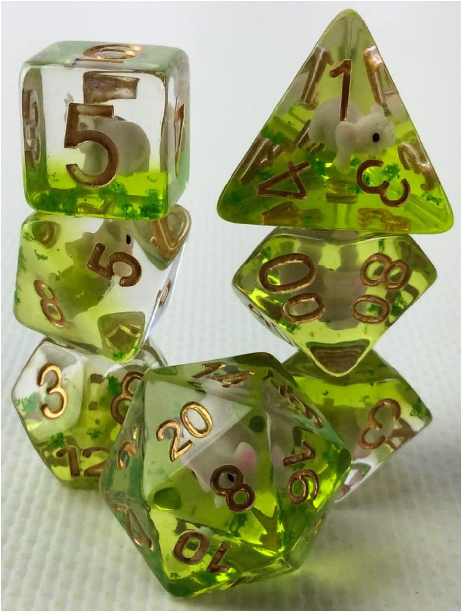 16mm Resin Poly Elephant Dice Set (7)