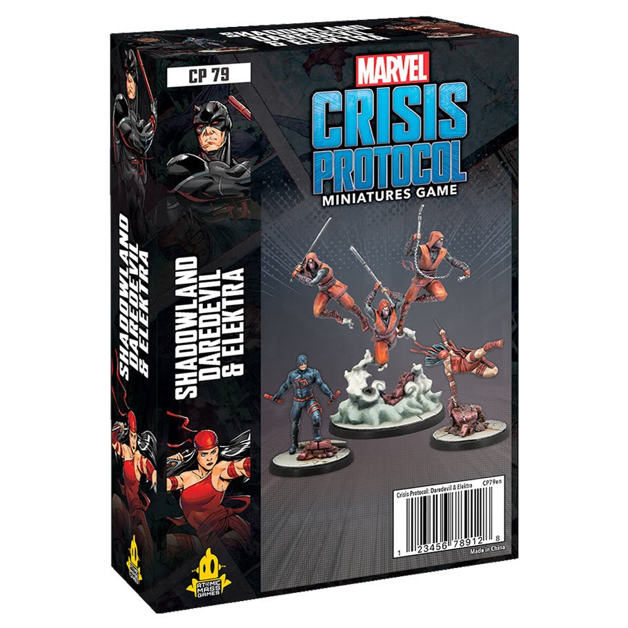 Marvel Crisis Protocol: Shadowland Daredevil & Elektra Character Pack