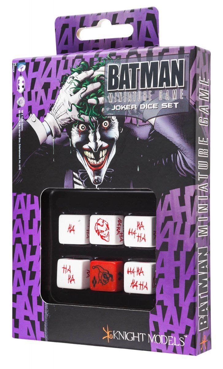 Batman Miniature Game: D6 Joker Dice Set (6)