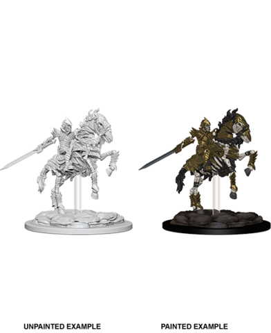 Pathfinder Deep Cuts Unpainted Miniatures: Skeleton Knight on Horse