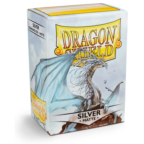 Dragon Shields Sleeves: Matte Silver (100)