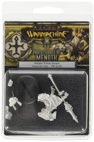 Warmachine: The Protectorate of Menoth Initiate Tristan Durant Character Solo (White Metal)