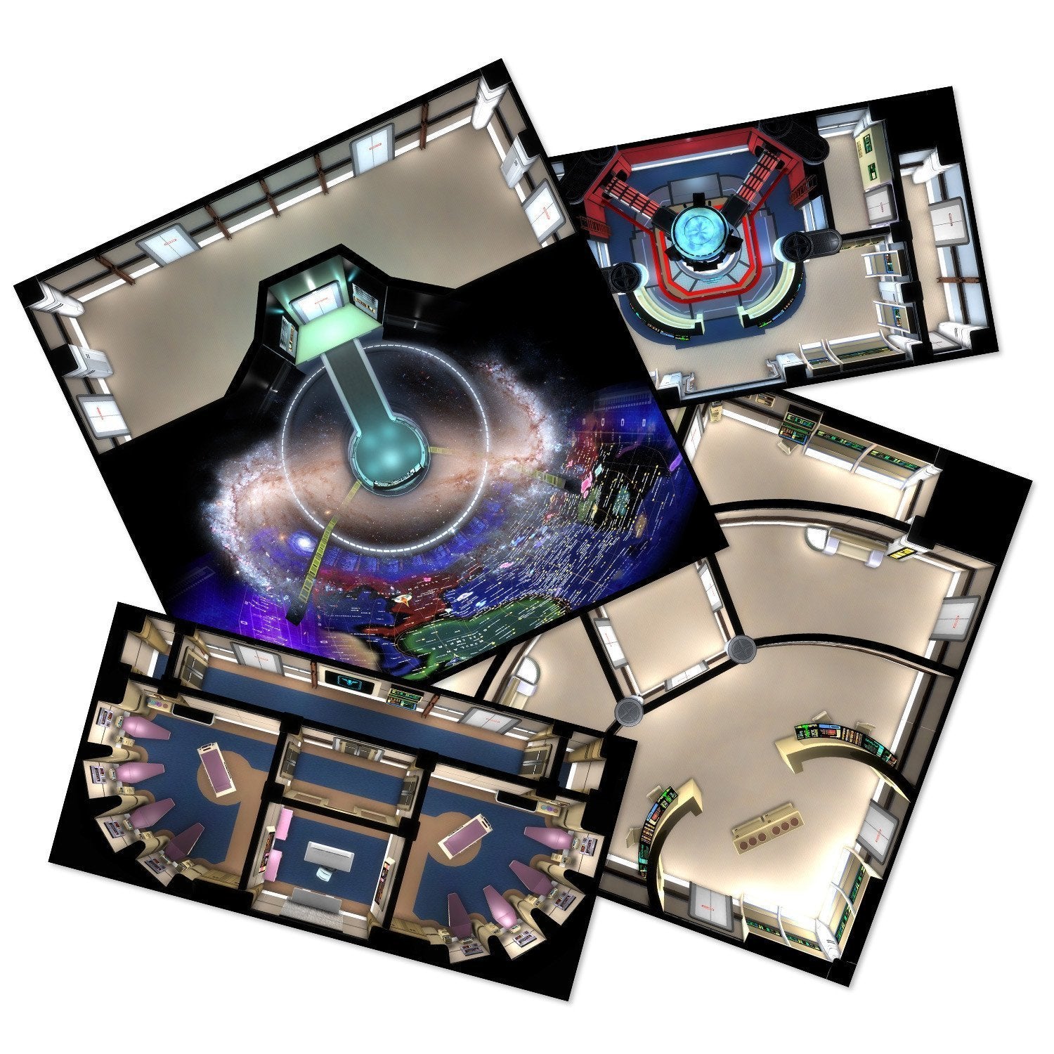 Star Trek Adventures RPG: Next Generation Starfleet Deck Tiles