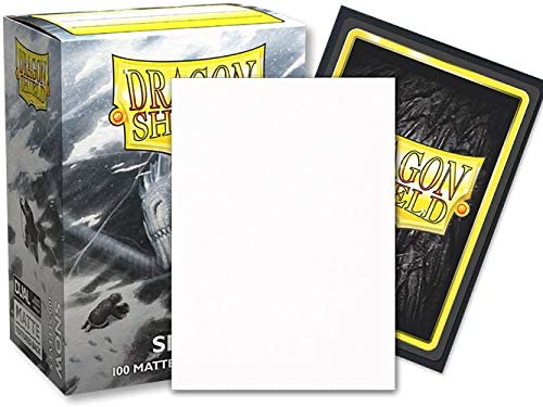 Dragon Shields: (100) Matte Dual - Snow