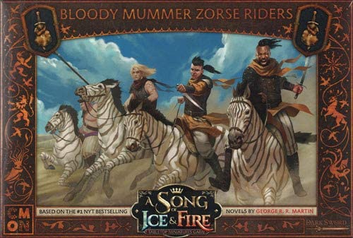 A Song of Ice & Fire Tabletop Miniatures Game: Bloody Mummer Zorse Riders Unit Box