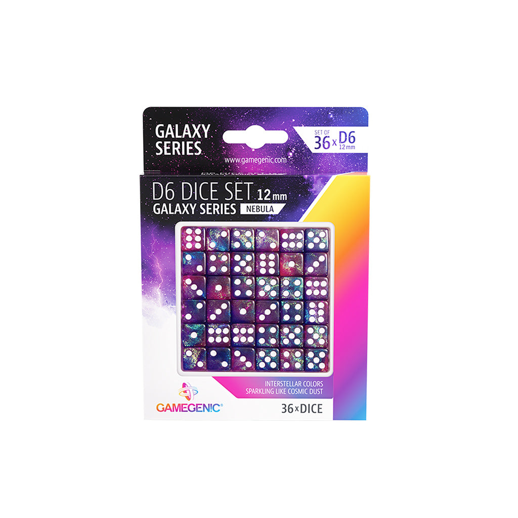 Galaxy Series - Nebula - D6 Dice Set 12MM